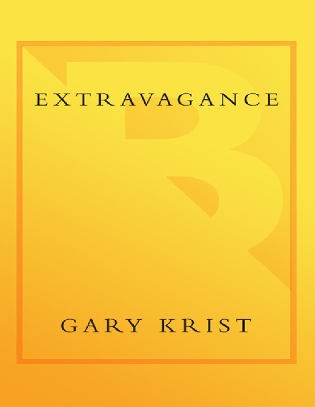 Cover of Extravagance