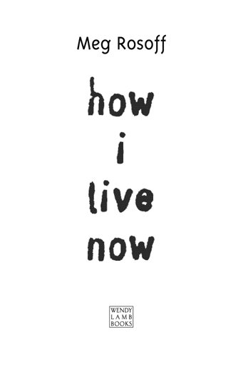 Cover of How I Live Now
