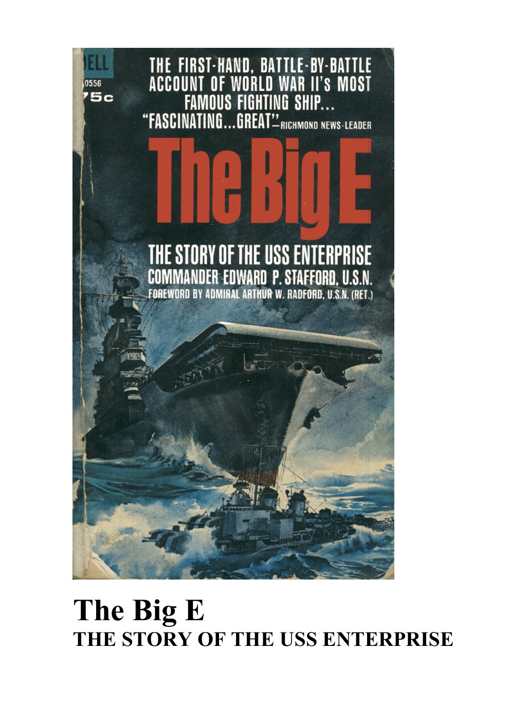 Cover of The Big E (1941)