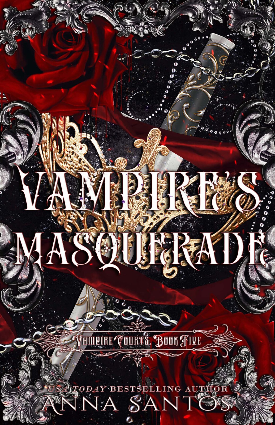 Cover of Vampire's Masquerade- A Vampire Paranormal Romance (2024)