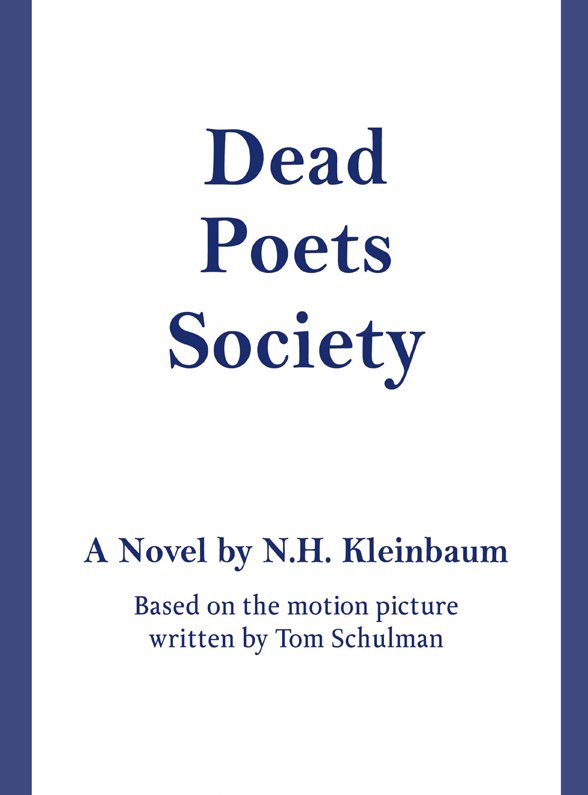 Cover of Dead Poets Society