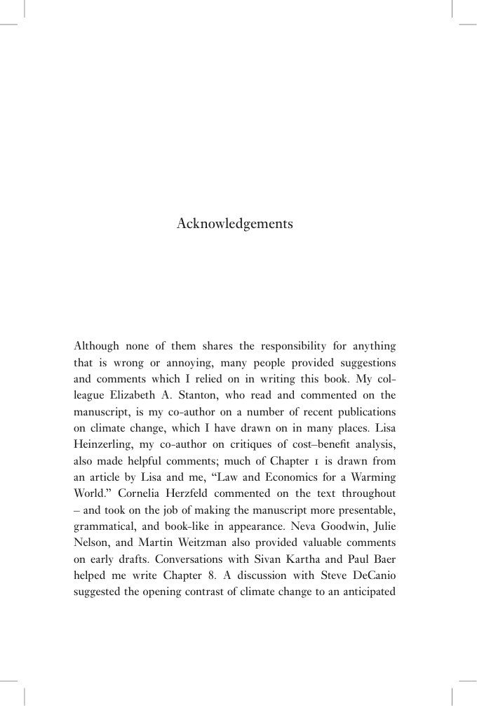 Cover of Acknowledgements