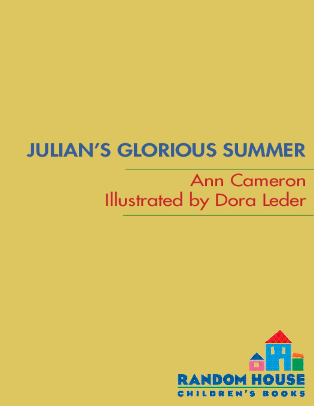 Cover of Julian's Glorious Summer