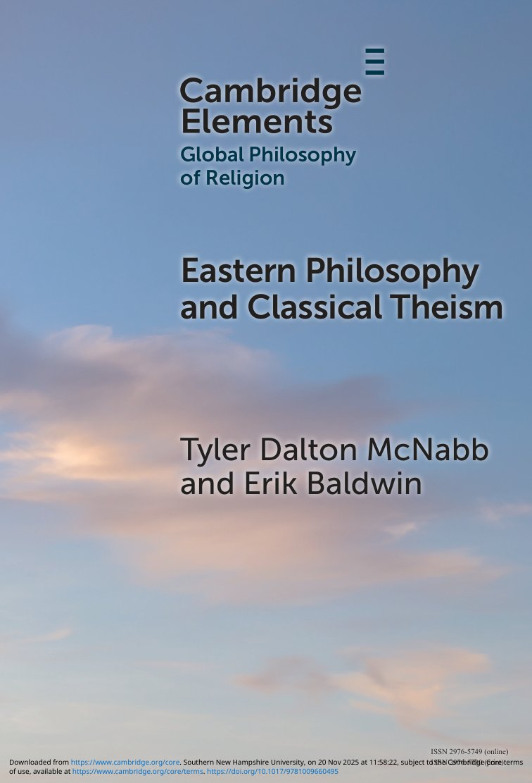 Cover of Eastern Philosophy and Classical Theism
