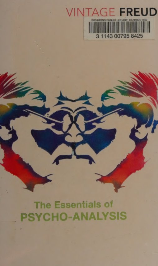 Cover of The essentials of psycho-analysis