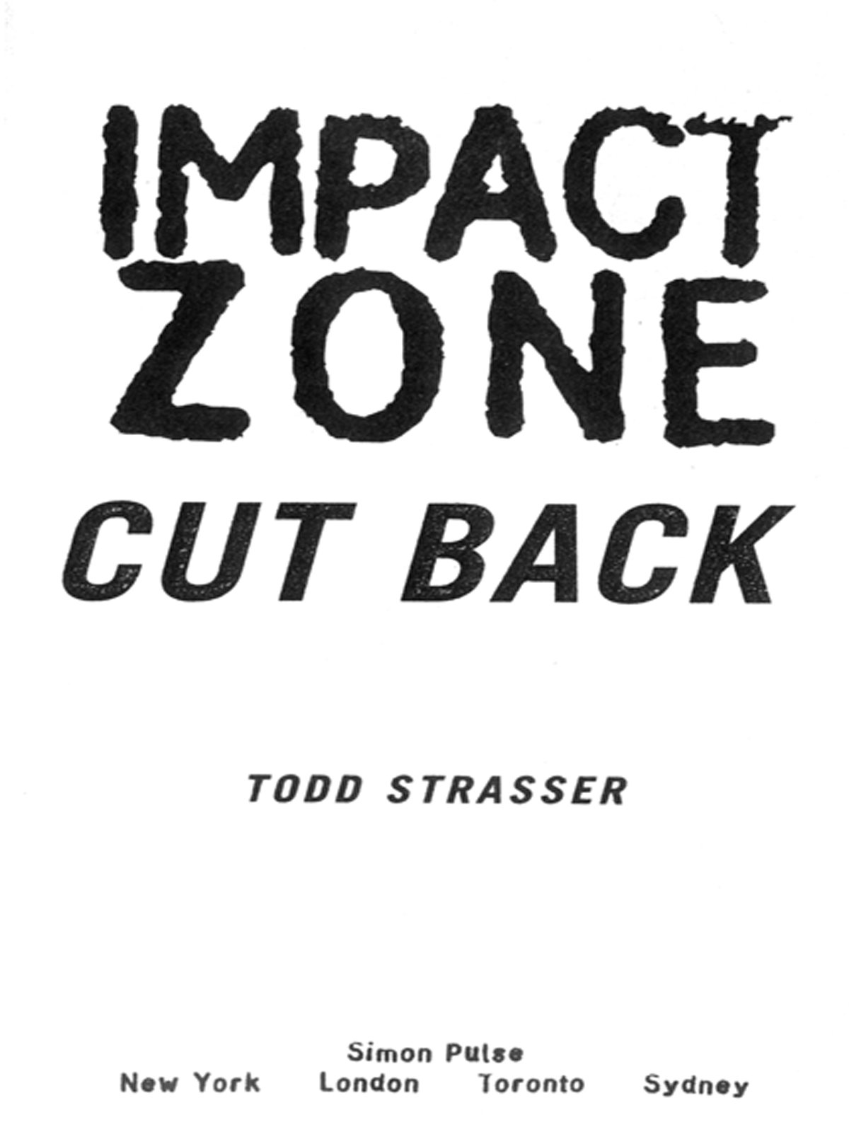 Cover of Cut Back