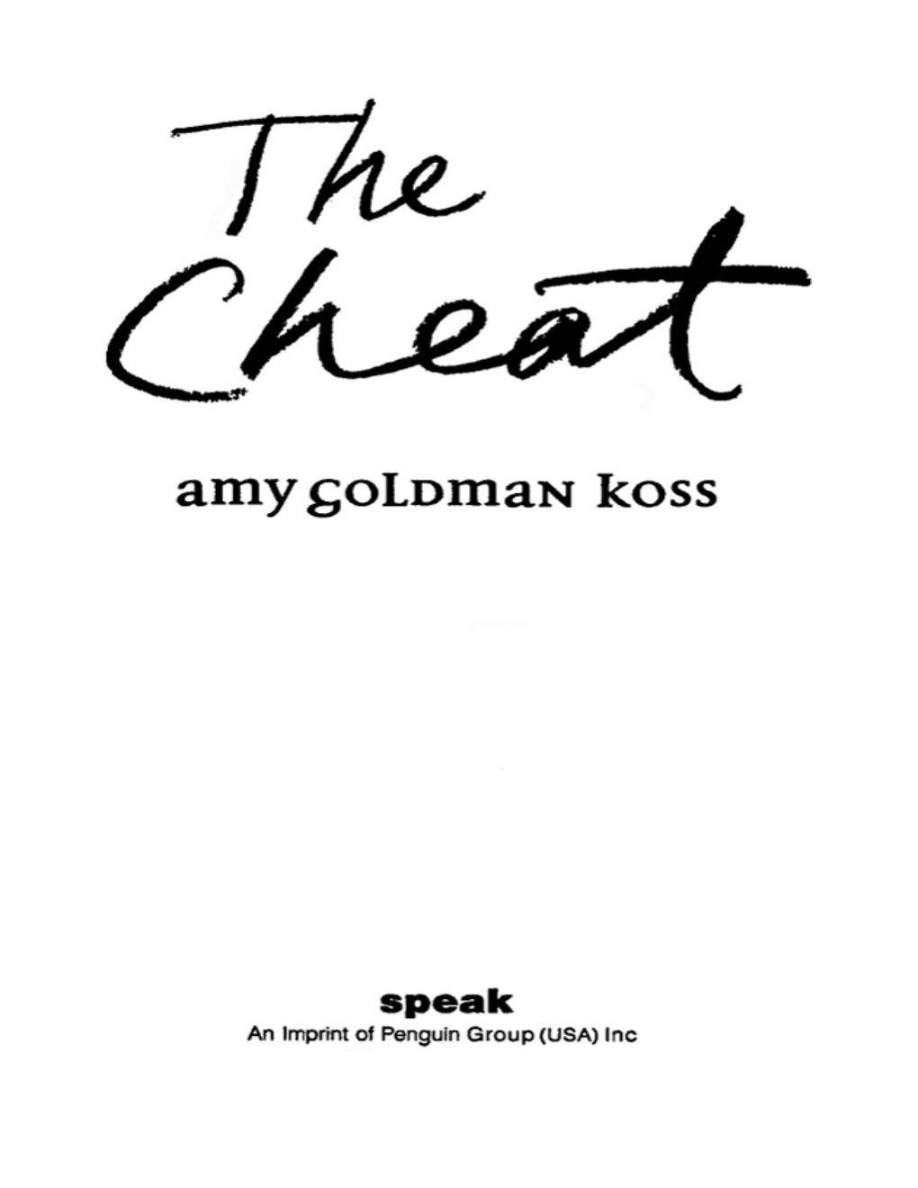 Cover of The Cheat