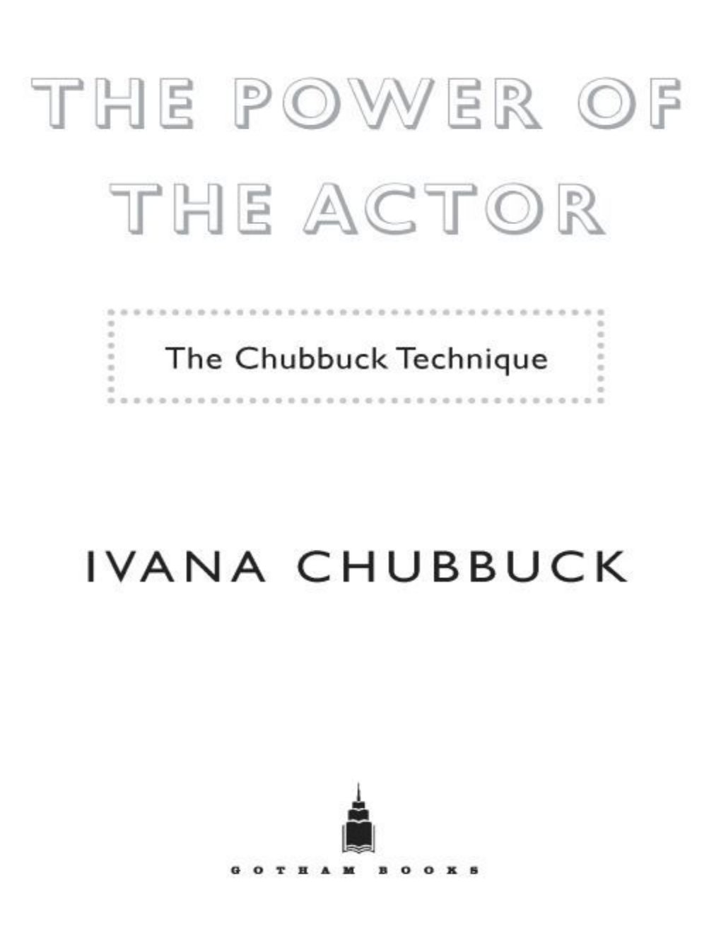Cover of The Power of the Actor