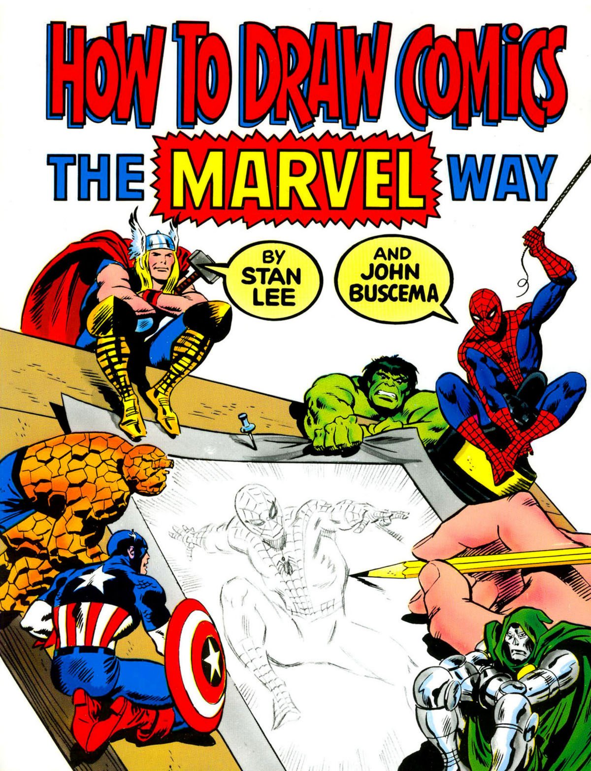 Cover of How to Draw Comics the Marvel Way