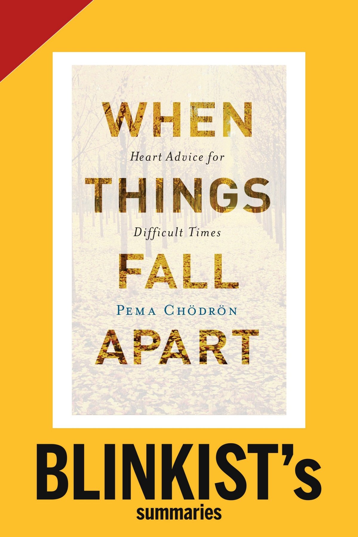 Cover of When Things Fall Apart by Pema Chödrön (2013)