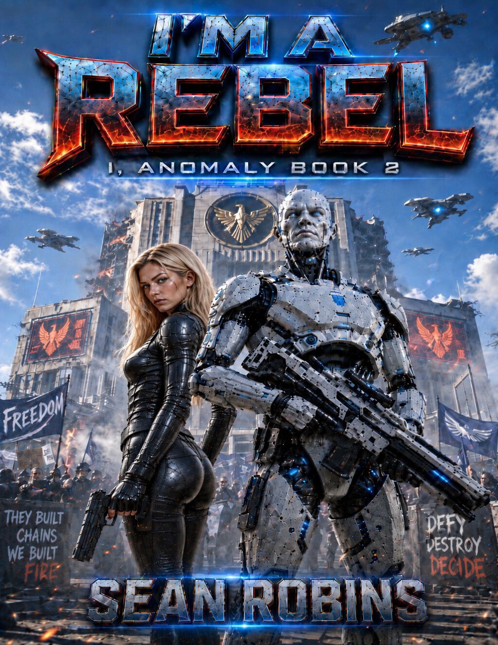 Cover of I'm a Rebel: A Combat Android Rebellion Sci-Fi Adventure