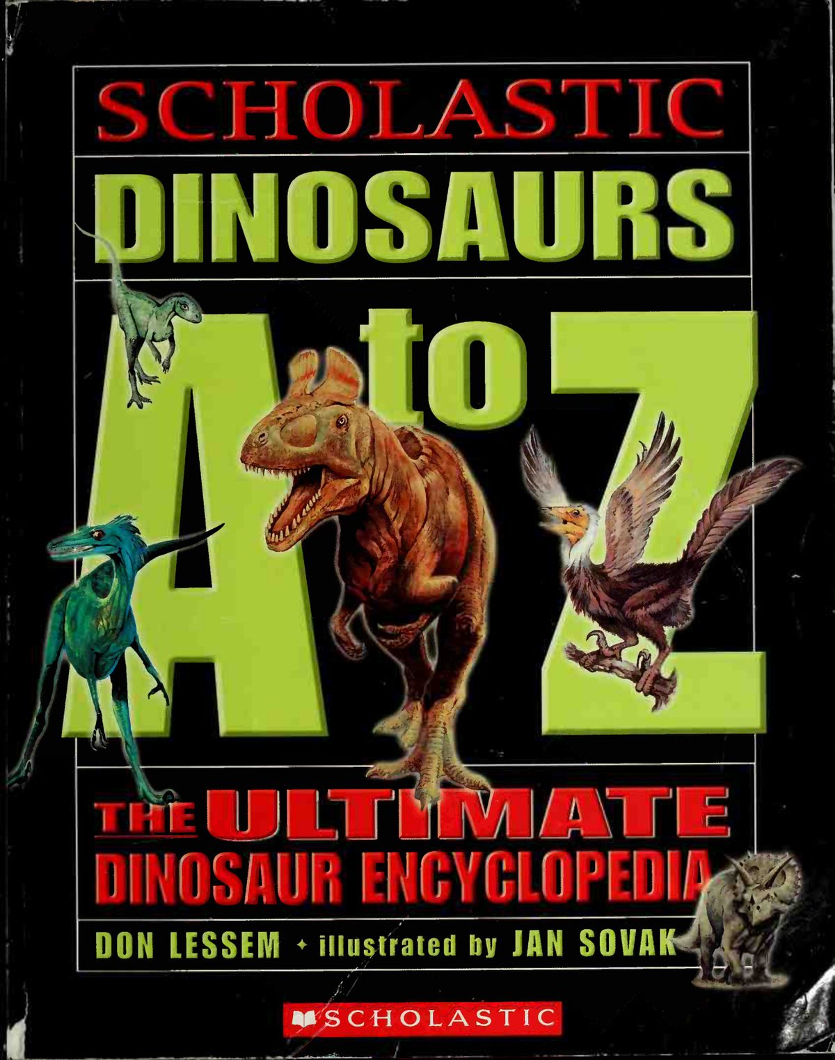 Cover of Scholastic dinosaurs A