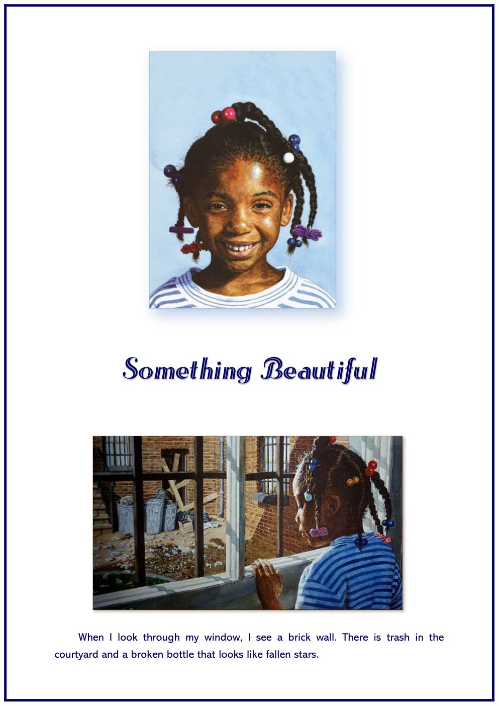 Cover of Something Beautiful