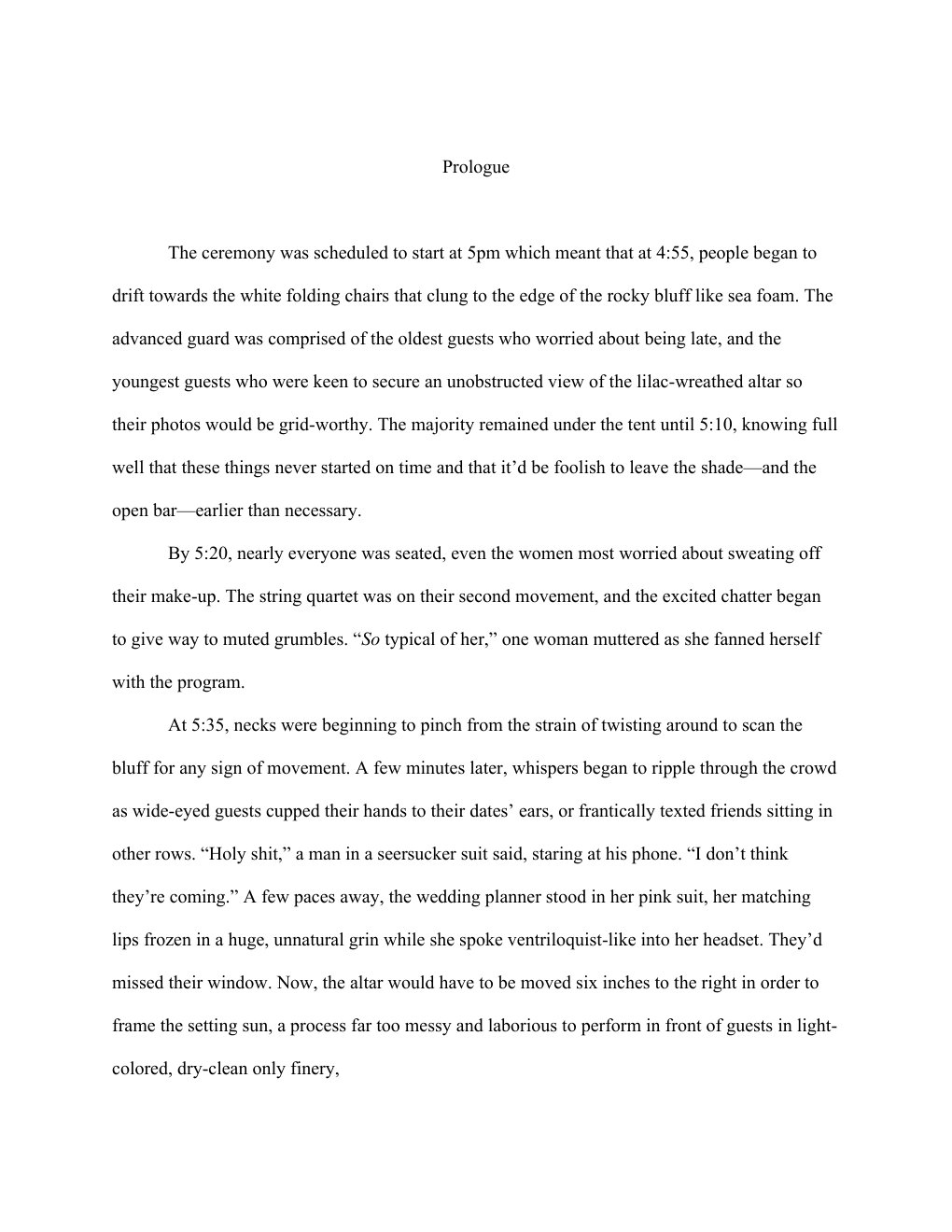 Cover of Prologue