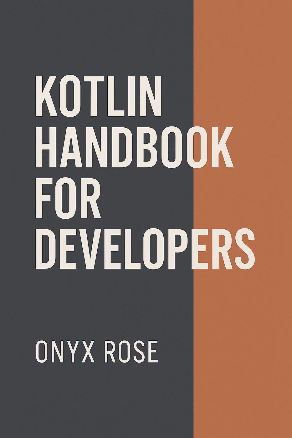 Cover of Kotlin Handbook for Developers