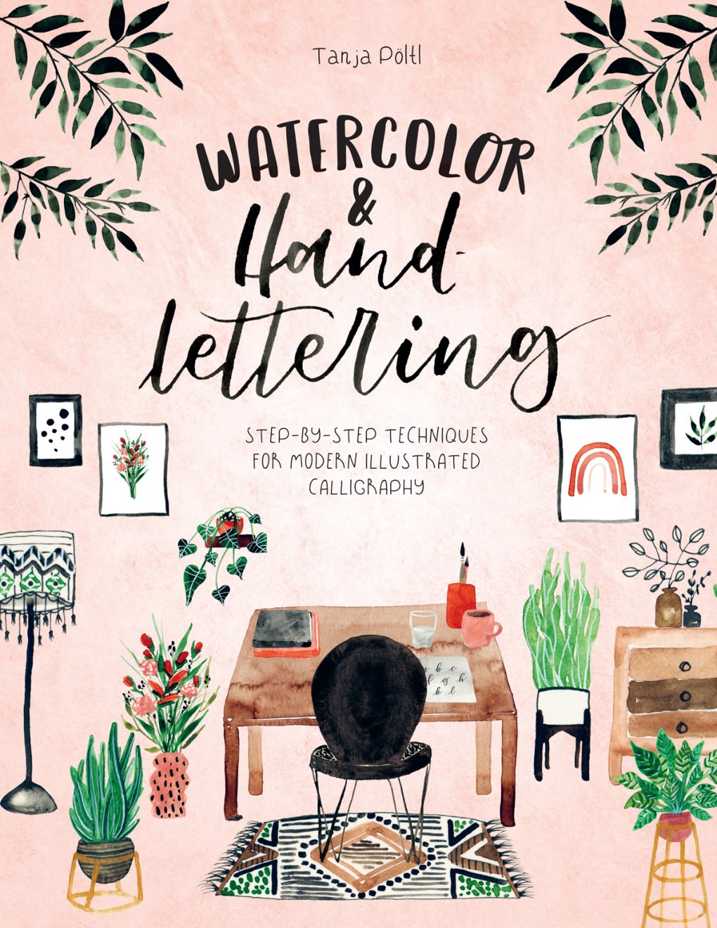 Cover of Watercolor & Hand Lettering