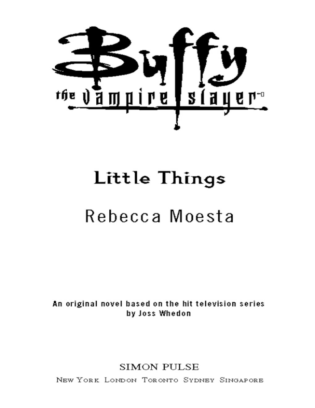 Cover of Little Things