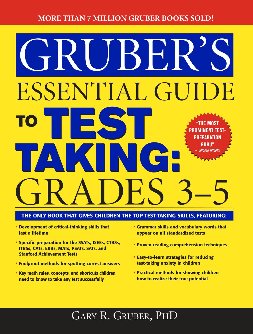 Cover of Gruber's Essential Guide to Test Taking: Grades 3-5