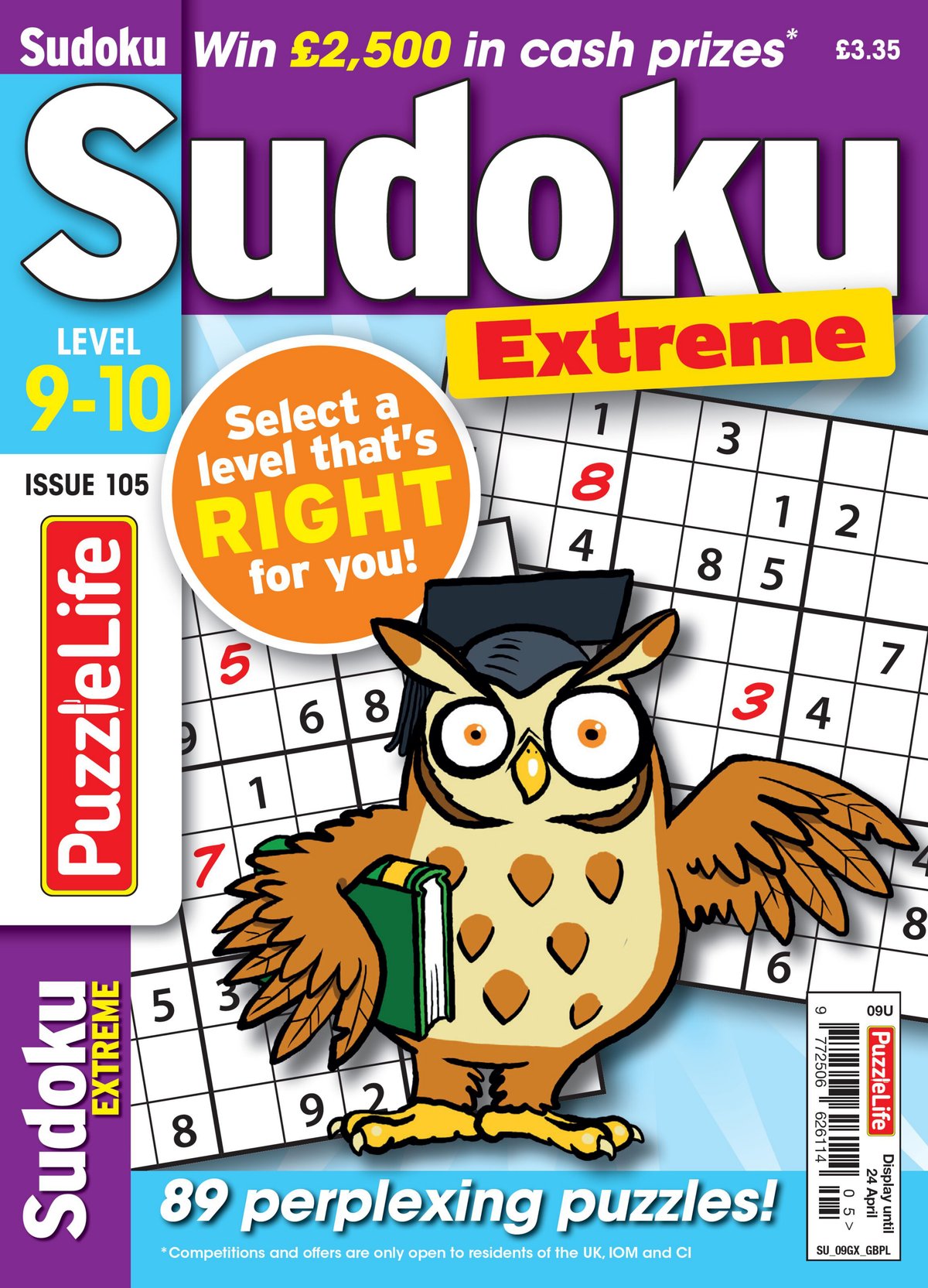 Cover of Puzzlelife Sudoku Extreme (2025)