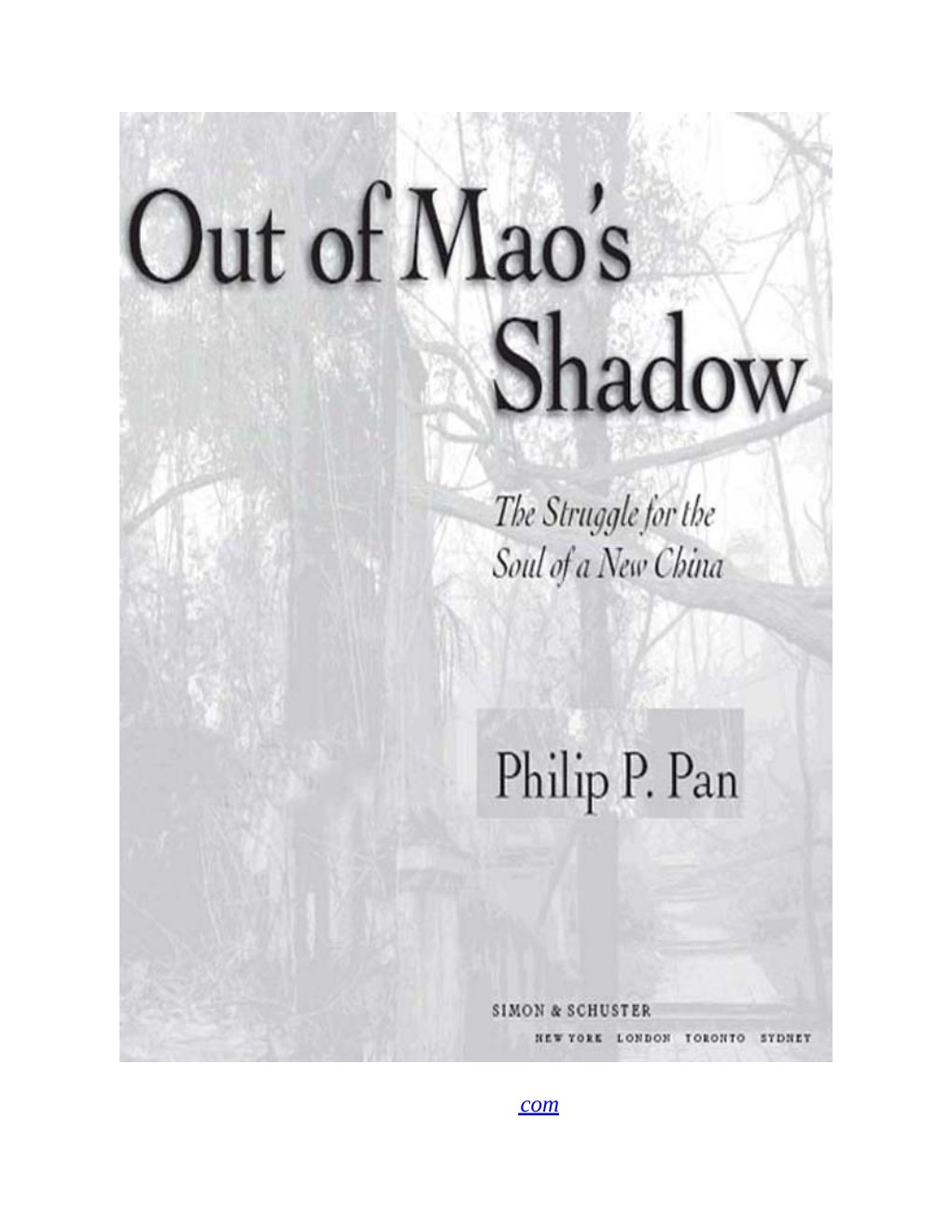 Cover of Out of Mao's Shadow