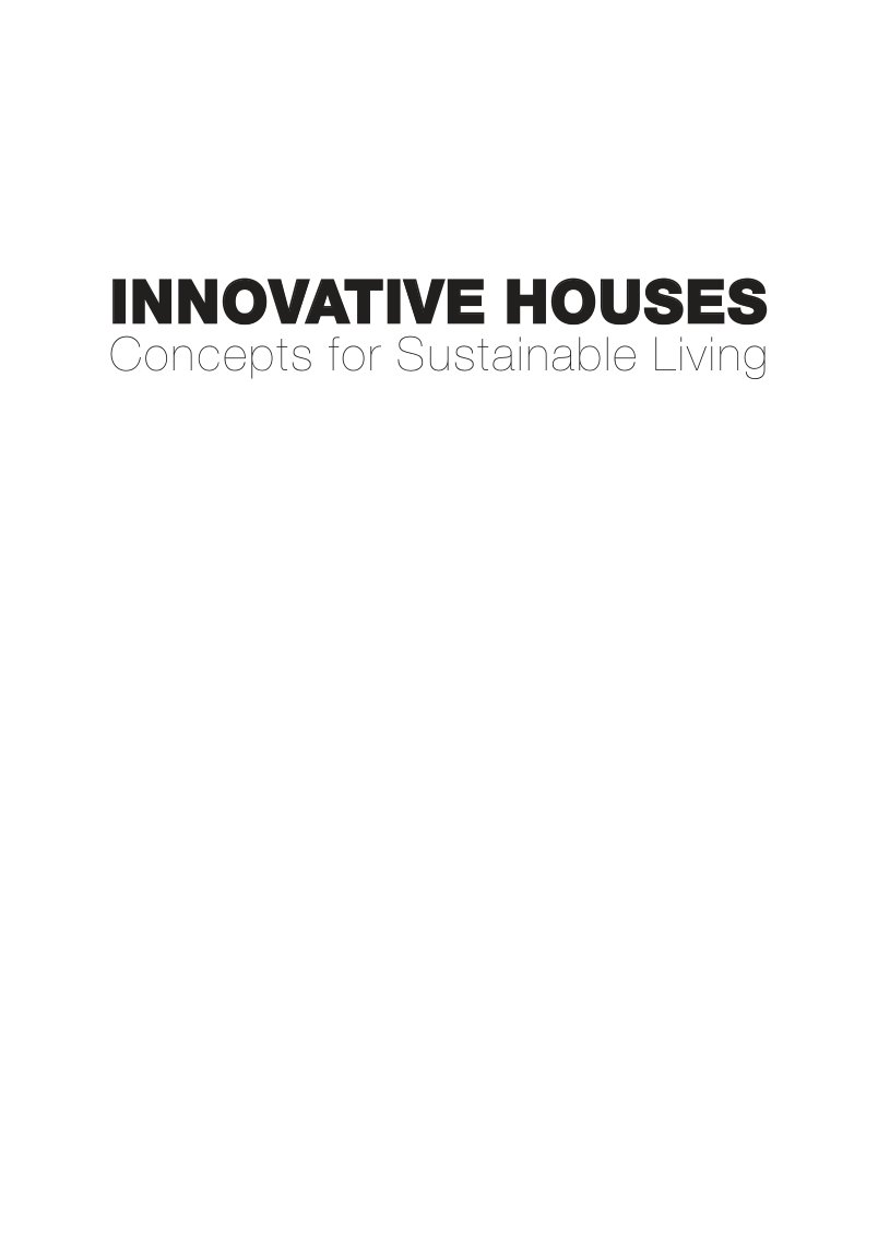 Cover of Innovative Houses