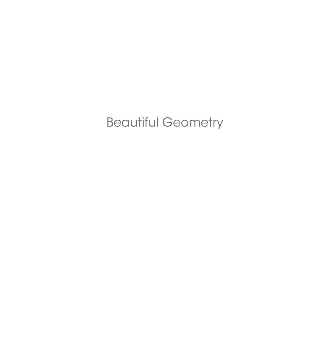Cover of Beautiful Geometry