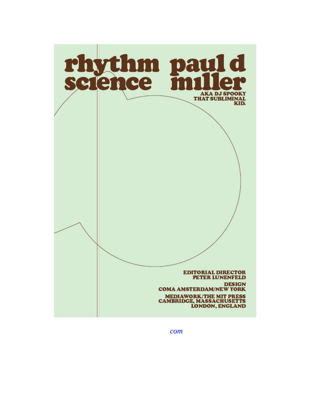 Cover of Rhythm Science