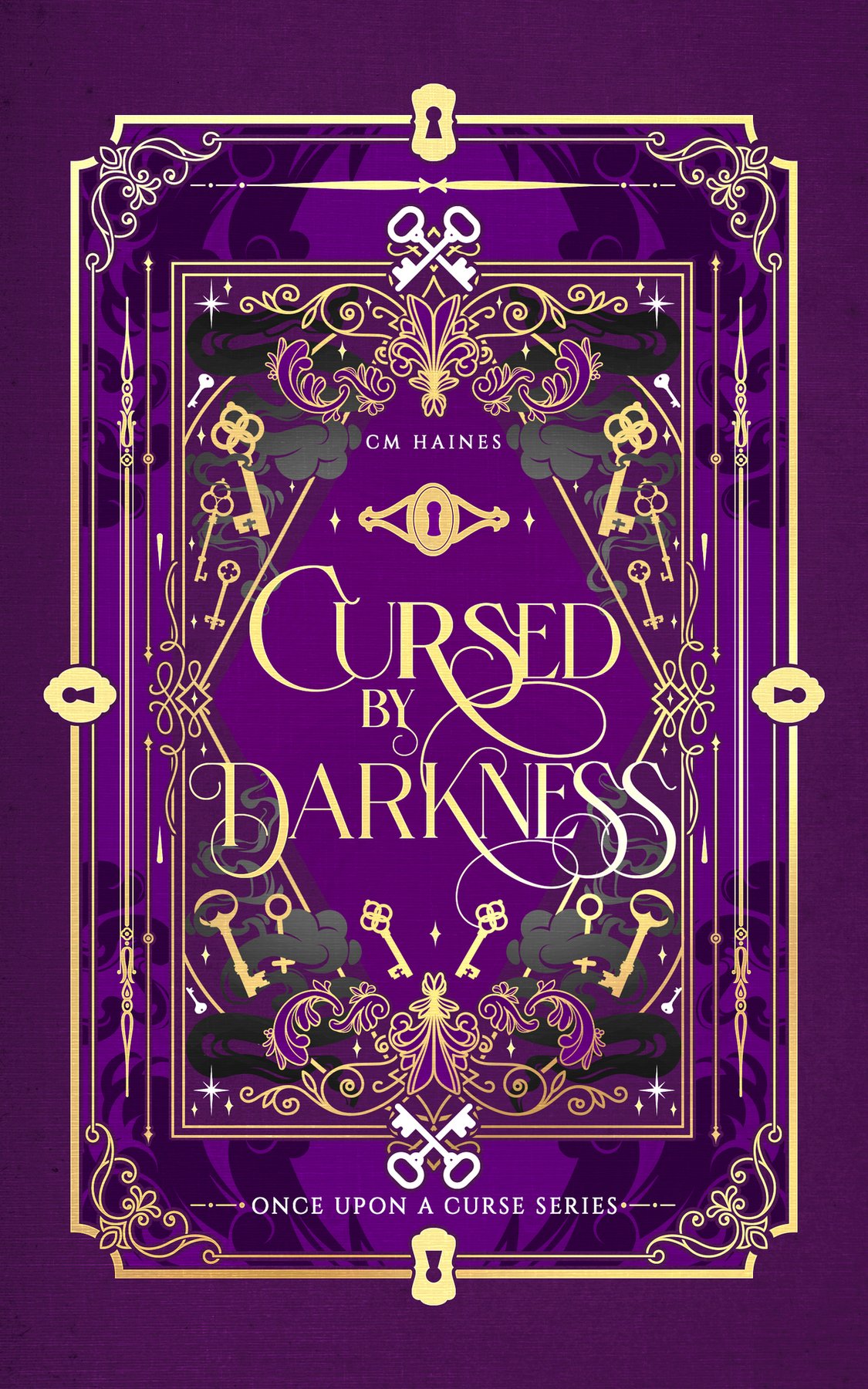 Cover of Cursed by Darkness: A Bluebeard Retelling