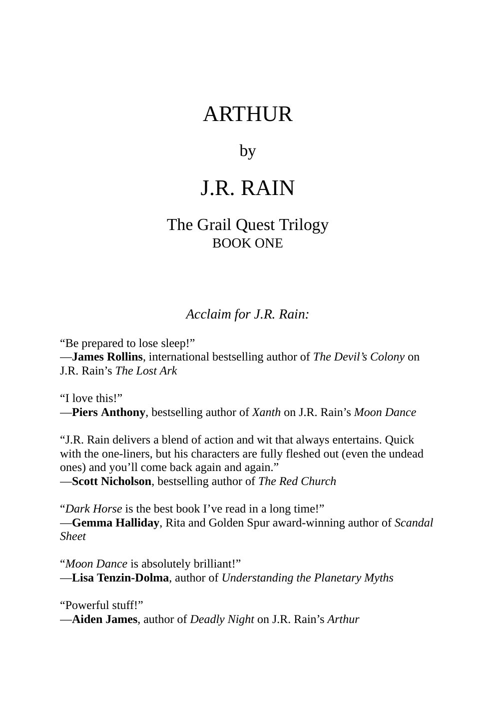 Cover of Arthur