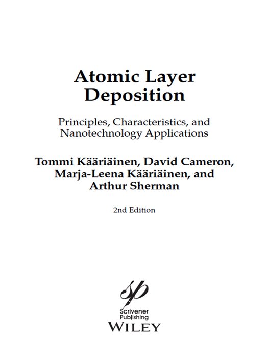 Cover of Atomic Layer Deposition