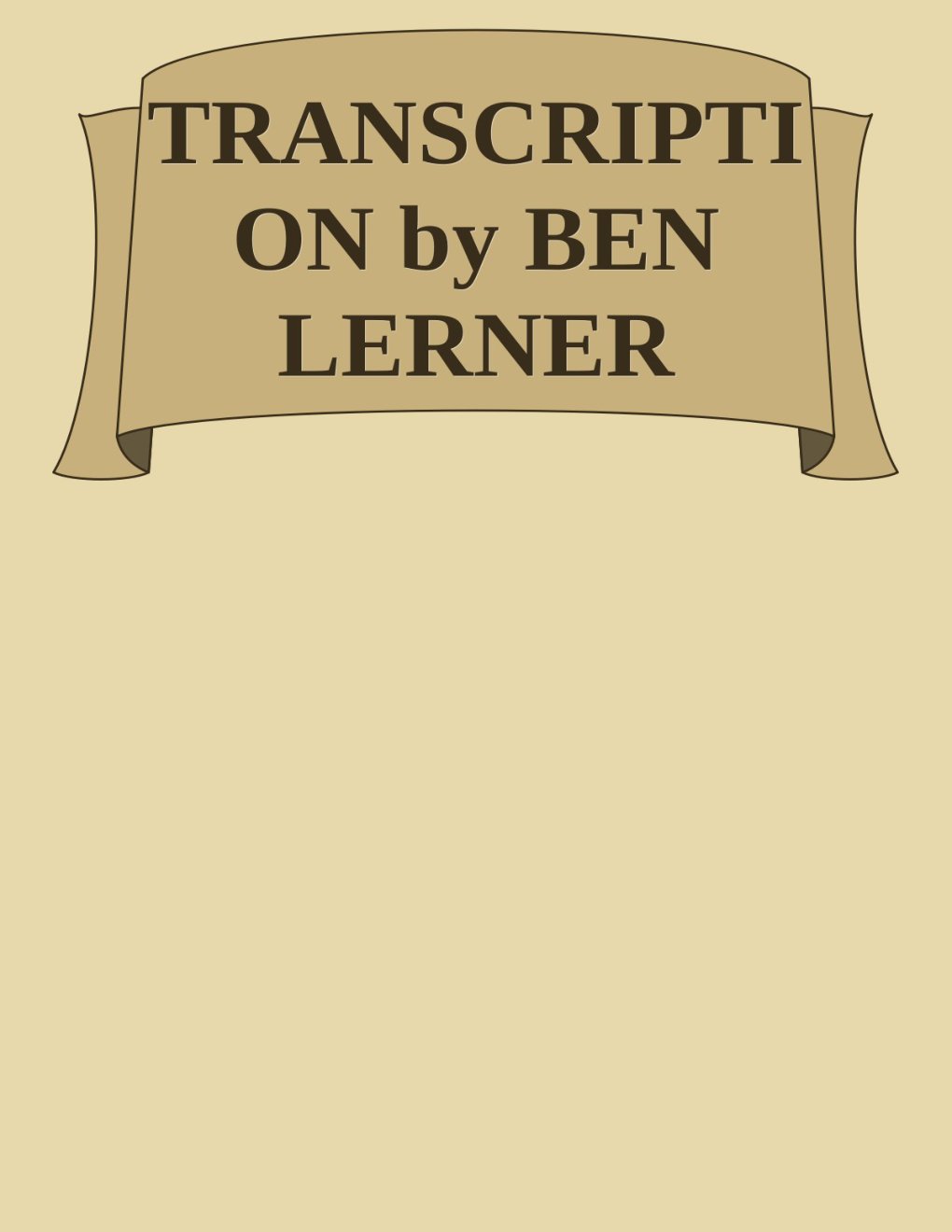 Cover of TRANSCRIPTION by BEN LERNER