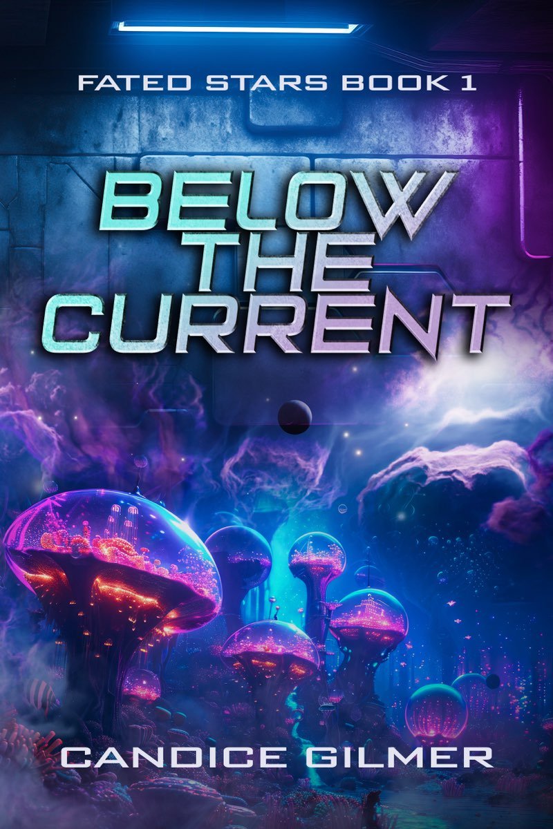 Cover of Below The Current- A forbidden love sci-fi romance (2026)