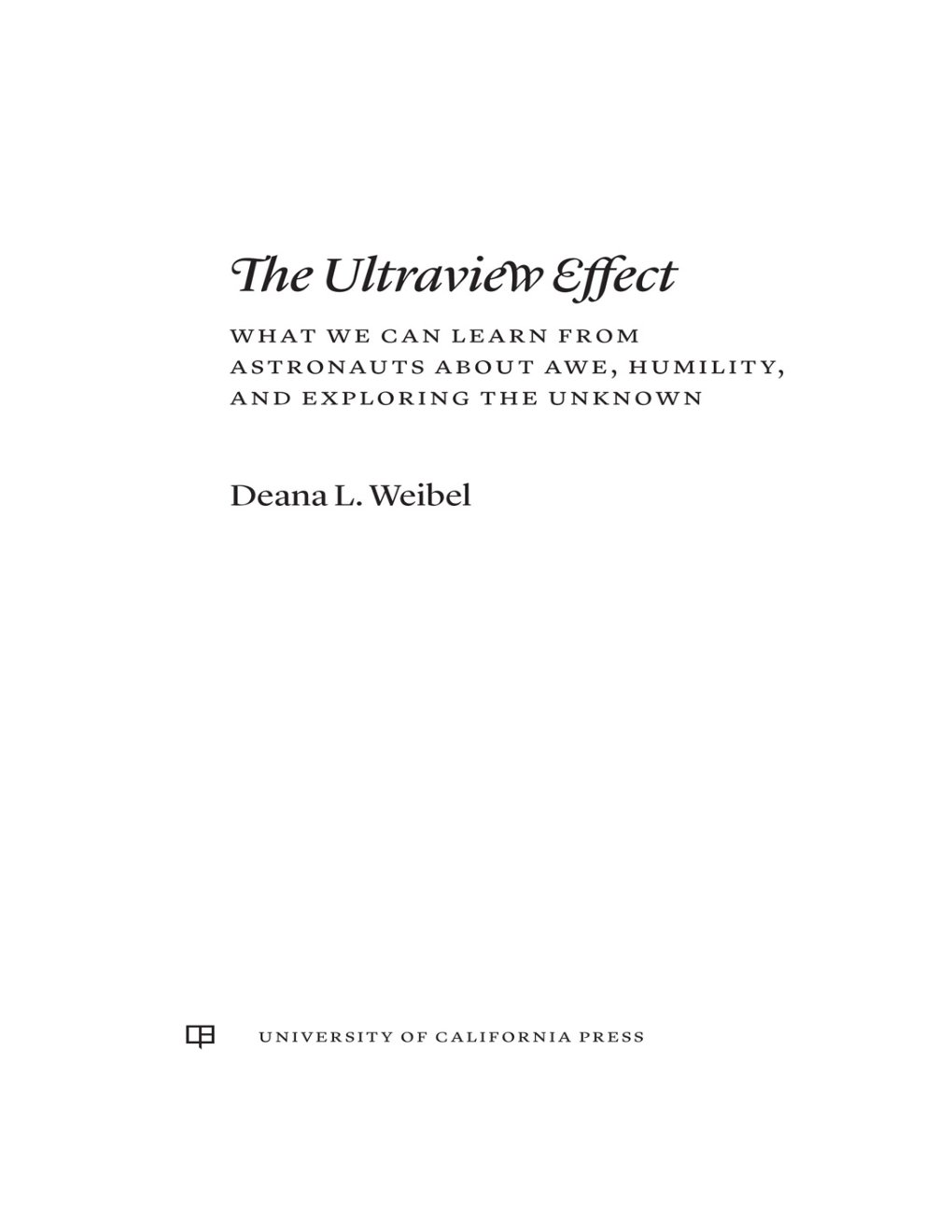 Cover of The Ultraview Effect