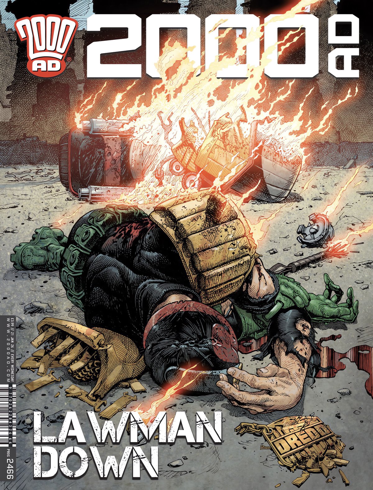 Cover of 2000AD prog 2466 (2026)