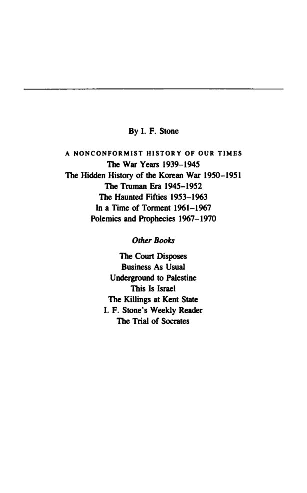 Cover of The War Years 1939-1945