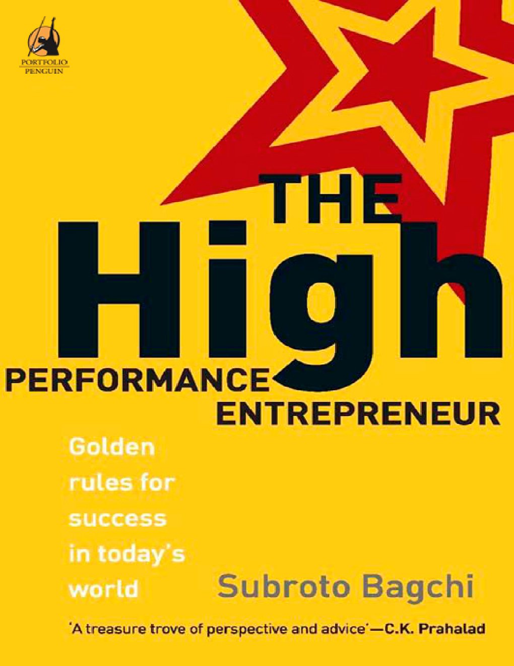 Cover of THE HIGH PERFORMANCE ENTREPENEUR