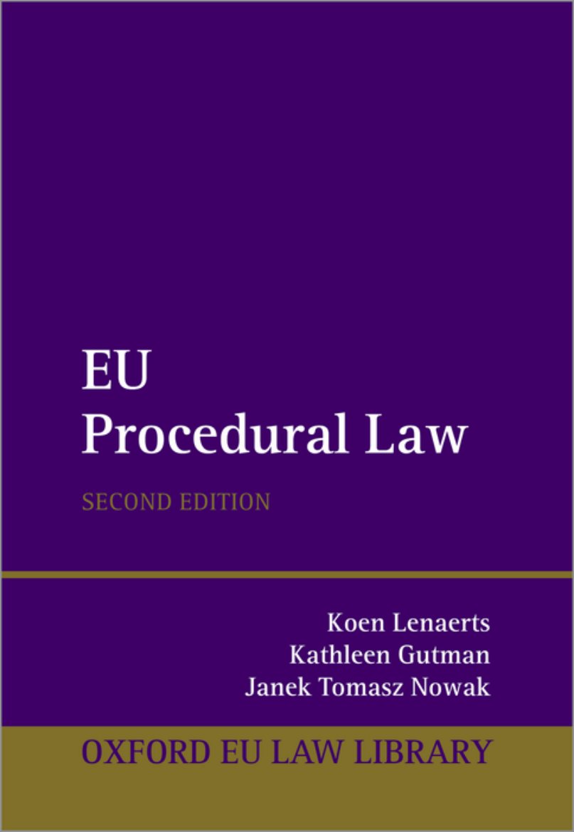 Cover of EU Procedural Law