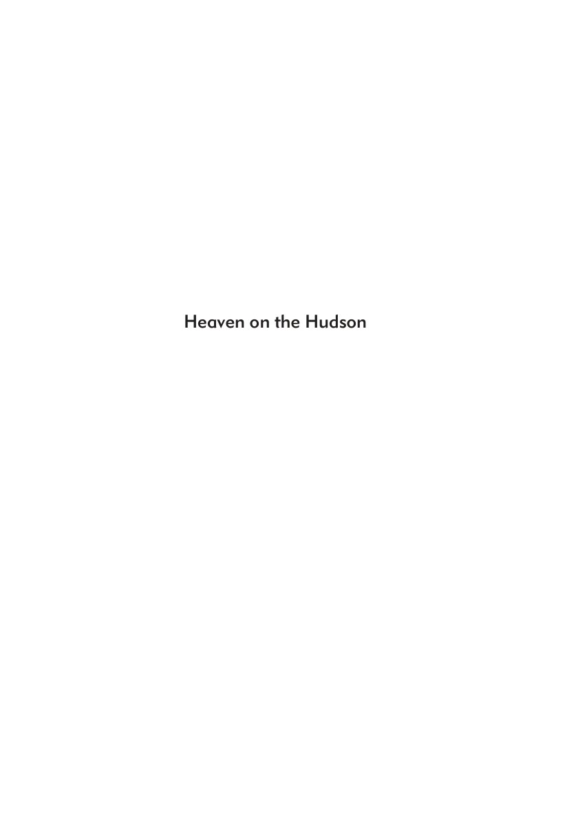 Cover of Heaven on the Hudson