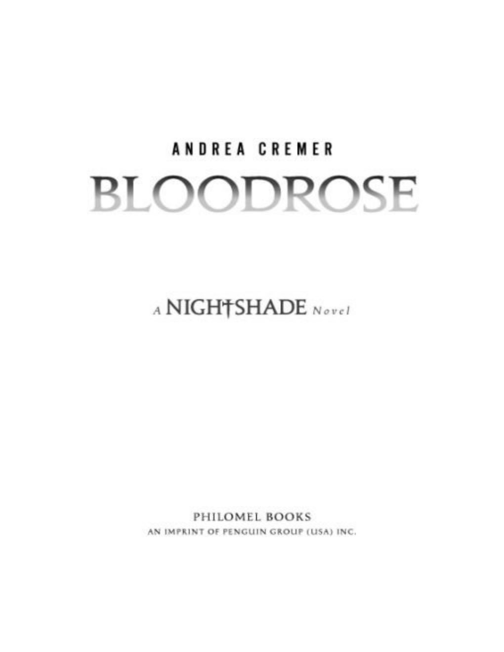 Cover of Bloodrose