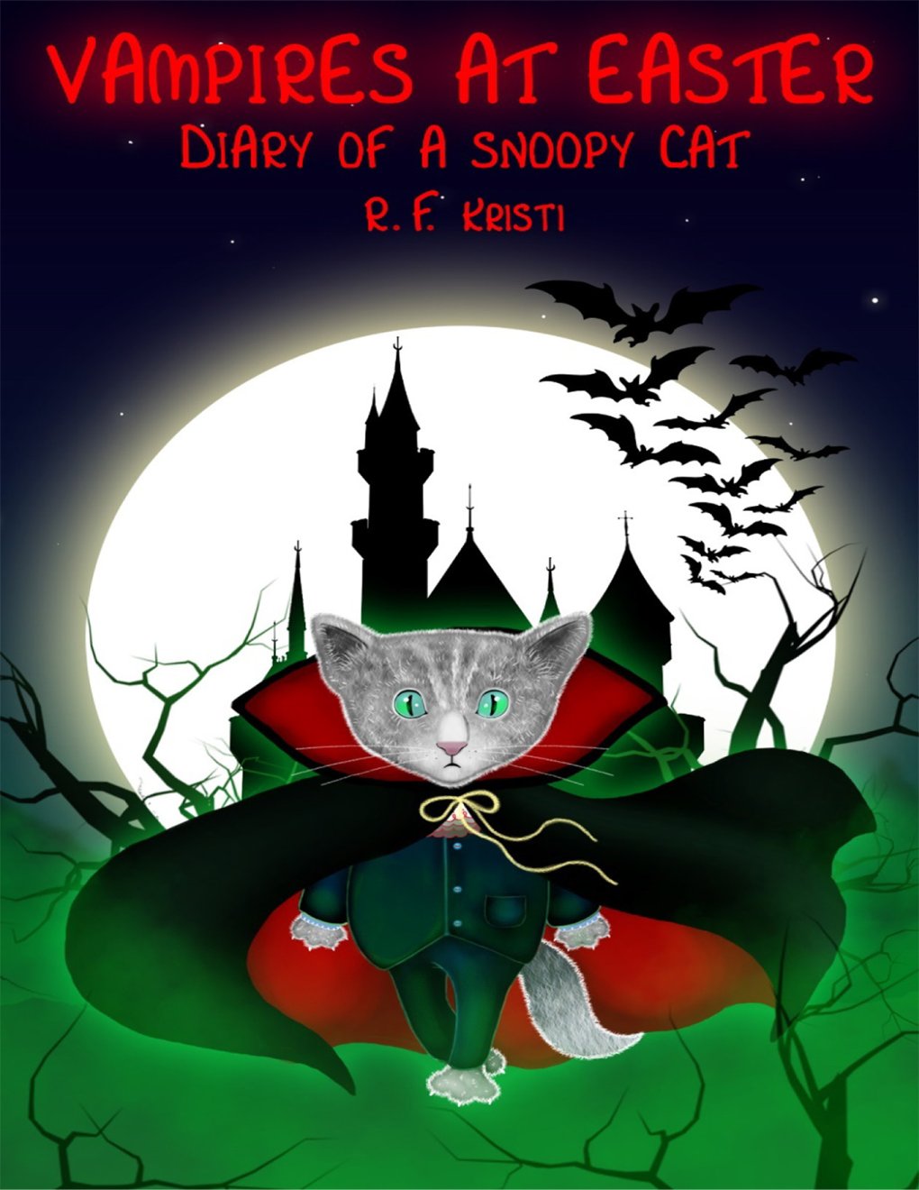 Cover of Vampires at Easter, Diary of a Snoopy Cat