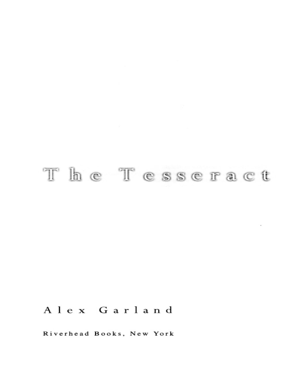 Cover of The Tesseract