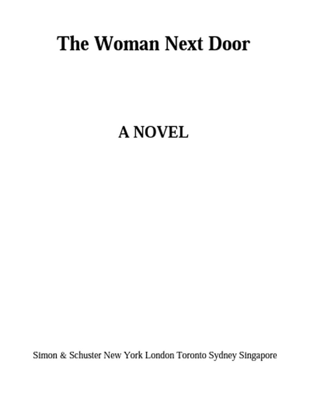 Cover of The Woman Next Door