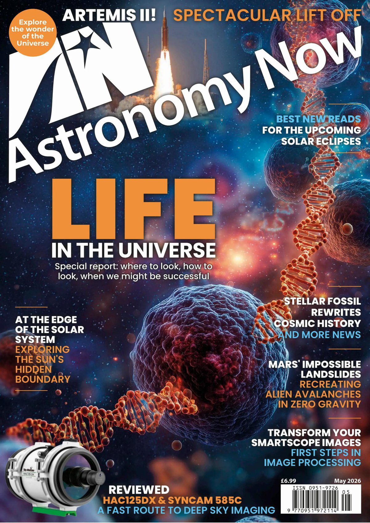 Cover of Astronomy Now May 2026