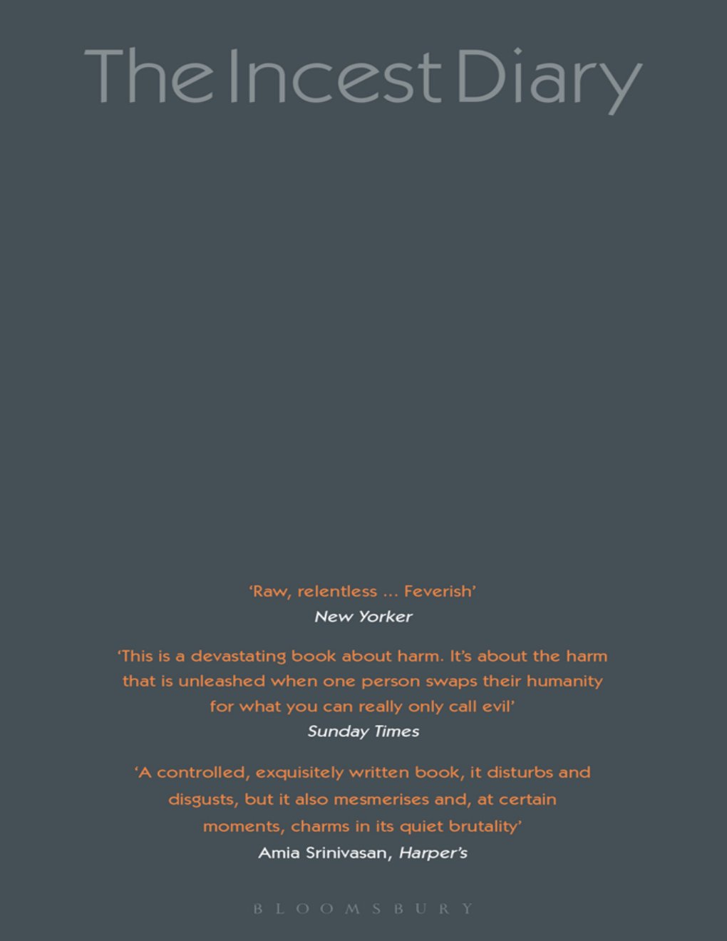 Cover of The Incest Diary