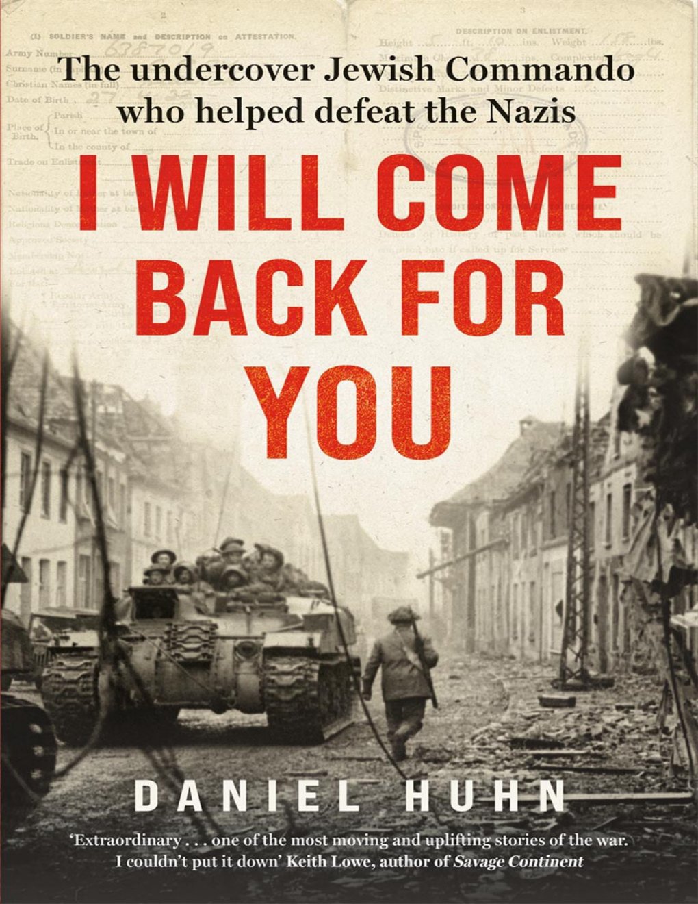 Cover of I WILL COME BACK FOR YOU