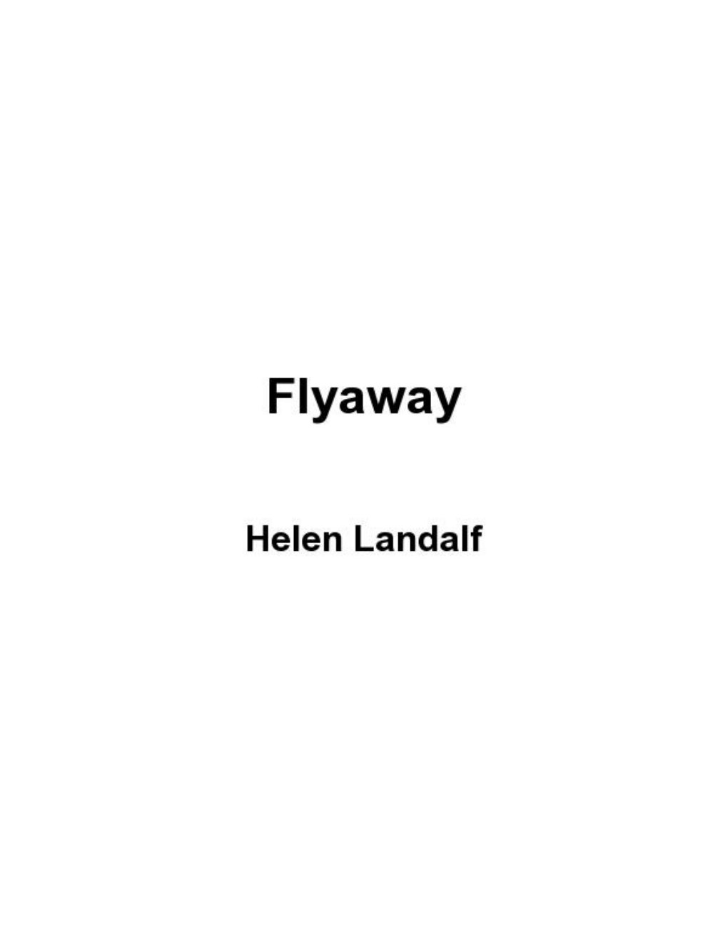 Cover of Flyaway