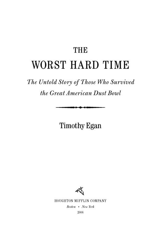 Cover of The Worst Hard Time