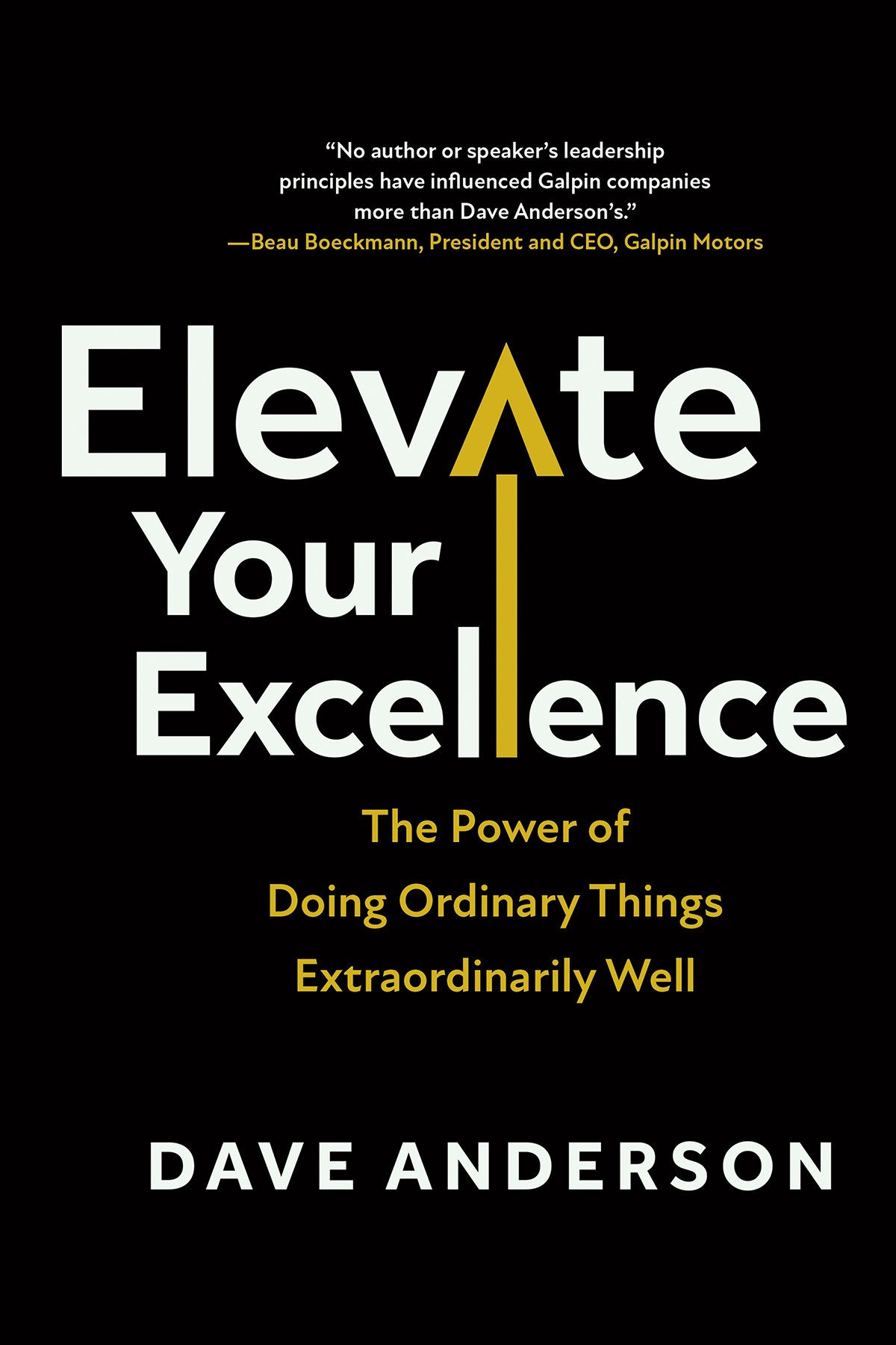 Cover of Elevate Your Excellence