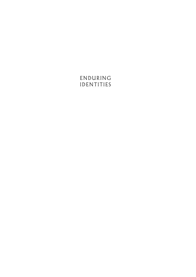 Cover of Enduring Identities