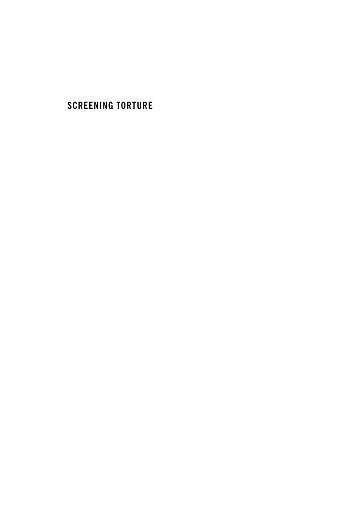 Cover of screening torture